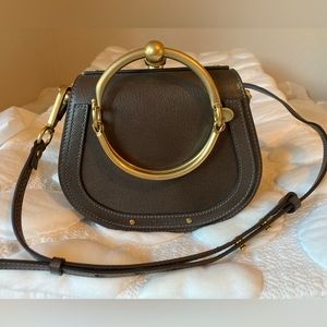 Chloe Nile Bracelet Bag - Small, Grey Brown